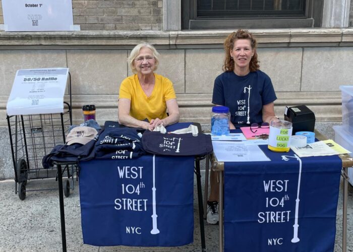 View from 2022 Yard Sale Rafffle Table