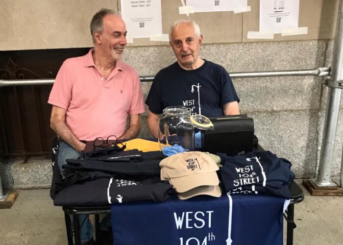 View from 2022 Yard Sale merchandise table