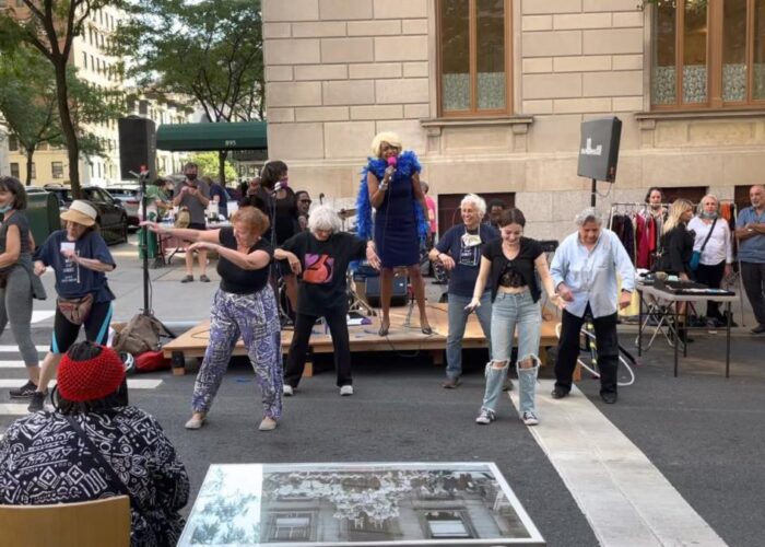 View of the band from 2022 Yard Sale