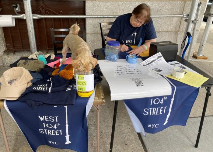 View from 2022 Yard Sale raffle table